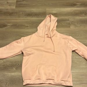 pink hoodie